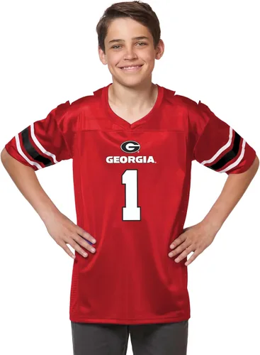 Vista 11 de Little King NCAA - Touchdown Pass - Camiseta de fútbol americano para jóvenes y adolescentes del equipo - Tallas Pequeña Juvenil-XL Juvenil