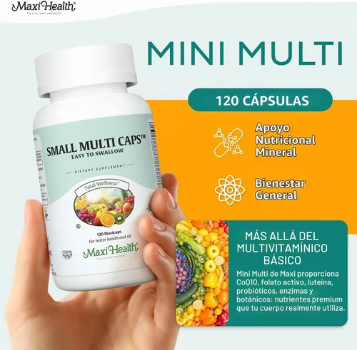 Vista 2 de Multivitamínico Maxi Health® para hombres y mujeres (120 unidades)