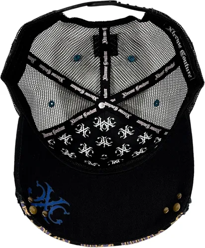 Vista 6 de Xtreme Couture by Affliction - Gorra de camionero para hombre, estilo BC, talla única, color negro