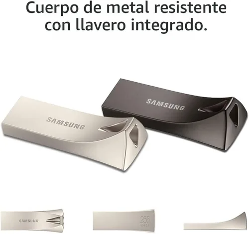 Vista 6 de SAMSUNG BAR Plus 64 GB - 300 MB/s USB 3.1 Flash Drive Titan Gray (MUF-64BE4/AM)