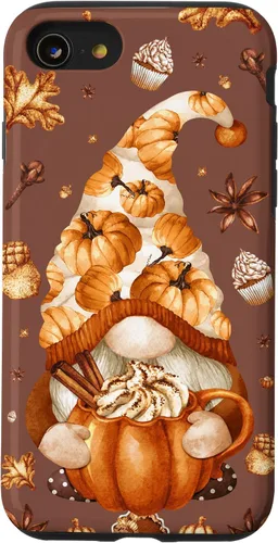 Vista 17 de iPhone 14 Autumn Gnomo Love Pumpkin Spice, Fall Yall y funda de Acción de Gracias