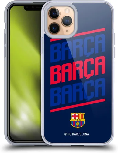 Vista 188 de Head Case Designs Funda de gel suave con licencia oficial del FC Barcelona Barca Crest Graphics [protección de grado militar] compatible con Apple