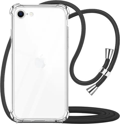 Vista 23 de para Google Pixel 6a Funda con Correa Ajustable para Cuello, Hombro y Cruzada Transparente Funda Móvil Duradera, Suave y delgada de Ajuste Perfecto