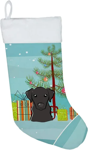 Vista 29 de Caroline's Treasures BB1590CS Árbol de Navidad y Alaskan Malamute Calcetines de Navidad para colgar en la chimenea, decoración de fiesta de Navidad