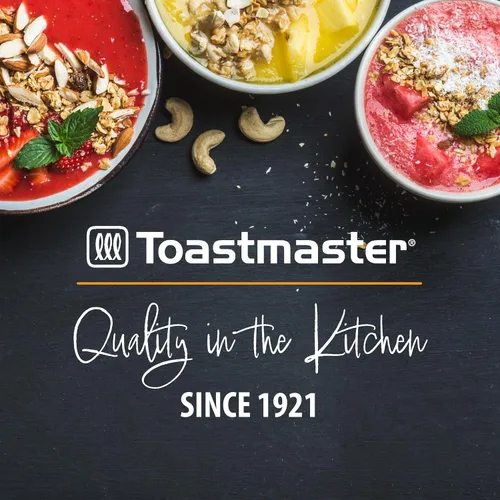 Vista 7 de Batidora Toastmaster de 5 velocidades con tarro de plástico de 48 onzas Batidora de cocina con cuchillas de acero inoxidable, 5 velocidades y tapa