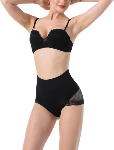 Vista 2 de DREAM SLIM Ropa interior moldeadora de cintura media para mujer con control de abdomen sin costuras para adelgazar