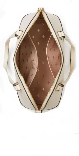 Vista 2 de Kate Spade Sadie Dome - Bolso cruzado de cuero Saffiano, Lila Luna