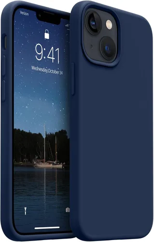 Vista 24 de AOTESIER Funda magnética para iPhone 13 Mini, compatible con MagSafe, protección militar a prueba de golpes, funda de silicona con forro