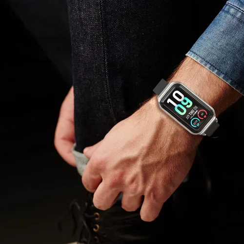 Vista 7 de Correa de repuesto de silicona para reloj, accesorios de pulsera inteligente para Amazfit 7 Fit Band