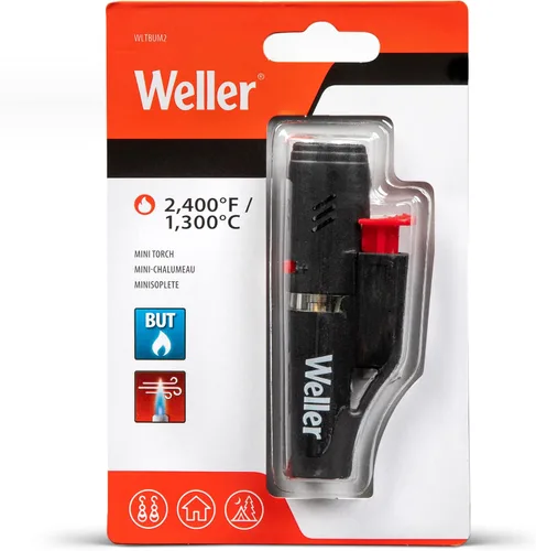 Vista 4 de Weller WE-WLTBUM2 Mini antorcha de butano, azul