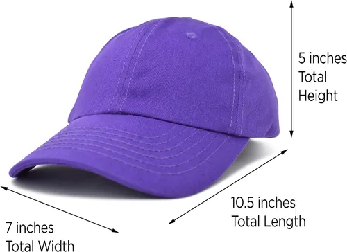 Vista 75 de DALIX Gorra de béisbol para papá, lisa, para hombre, mujer, algodón, ajustable, en blanco, sin estructurar, suave