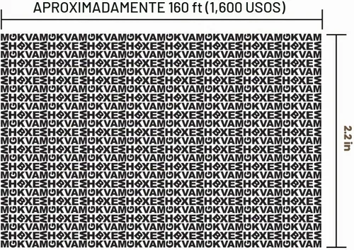 Vista 7 de Kit de sellos de seguridad de rodillo ancho para prevención de robo de identidad, color verde