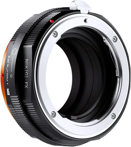 Vista 2 de K&F Concept Adaptador de montaje de lente compatible con lente Nikon G/F/AI/AIS/D/AF-S a cámaras de montaje Fujifilm Fuji X-Series X FX con diseño