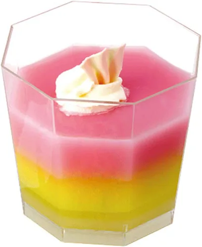 Vista 7 de Foraineam Paquete de 100 vasos de postre de plástico transparente de 5.4 onzas con 100 cucharas desechables reutilizables para aperitivos, cuencos