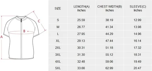Vista 5 de InterestPrint Men's Bike Clothing Breath-able Cycling Jersey Full Zipper Bike Clothing