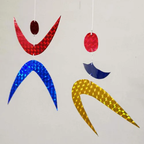 Vista 7 de Special Glitter The Montessori inspired dancers hanging mobile blinking red blue yellow Special Glitter Baby toy