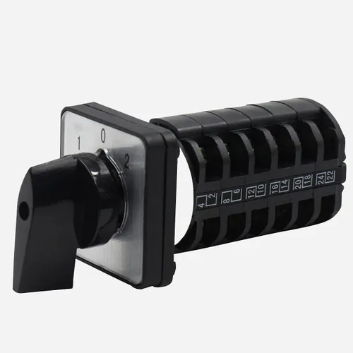 Vista 9 de Interruptor selector de cambio universal, interruptor de transferencia de potencia, 3 posiciones 4 terminales, LW8-10 D101/1 220V 10A Motor