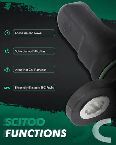 Vista 6 de SCITOO Sensor de posición del árbol de levas apto para Chrysler para 300 2005-2010, para Chrysler para Concorde 1998-2004 4609089AC 4609089AD