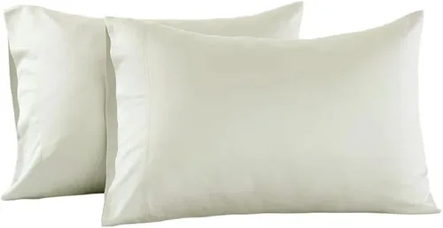 Vista 7 de Royal Tradition Hecho en Estados Unidos: juego de fundas de almohada de algodón puro de 800 hilos (tamaño estándar, azul) fundas de almohada pesadas
