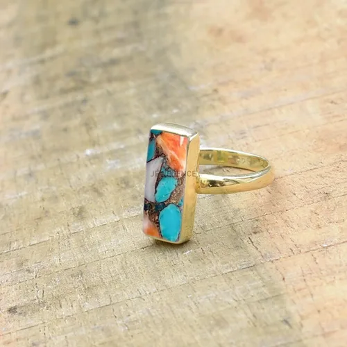 Vista 48 de Anillo de plata de ley maciza superpuesta de oro amarillo de 18 quilates para mujer, anillo de compromiso de plata esterlina, juego de bisel