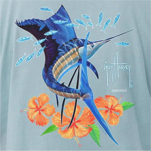 Vista 113 de Guy Harvey Camiseta de manga corta Threadcycled para hombre