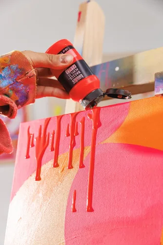 Vista 7 de Liquitex BASICS - Pintura acrílica fluida, 6 botellas de 4.0 fl oz (4 onzas)