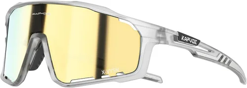 Vista 12 de KAPVOE 3 Lens Cycling Sunglasses Men Women K76