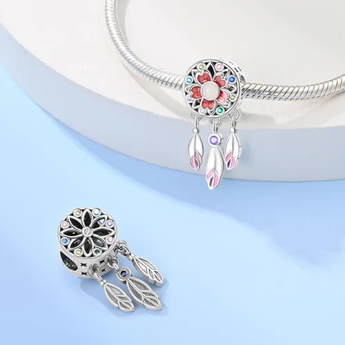 Vista 156 de LNQOBU Happy Life - Colgante para pulseras de abalorios, plata de ley 925 para mujer (con un espaciador de cuentas)