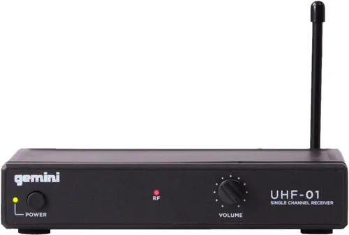 Vista 2 de Gemini Sistema de micrófono de mano inalámbrico UHF (UHF-01M-F2)