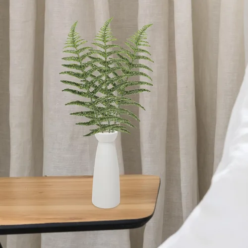 Vista 4 de Púas y aerosoles para árbol de Navidad: hojas de purpurina de Navidad, hojas artificiales con purpurina, adorno colgante para árbol de Navidad
