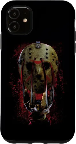 Vista 7 de Funda para máscara y garras de Freddy vs Jason para iPhone 13