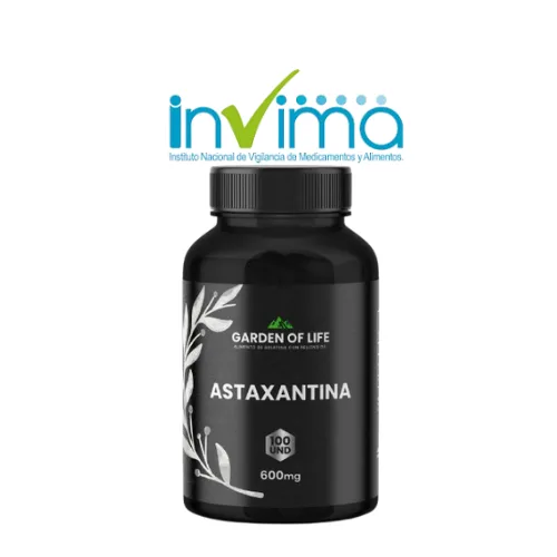ASTAXANTINA 600MG GARDEN OF LIFE de Naturals Productos SAS