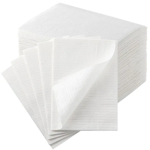 Vista 23 de JMU Baberos dentales negros, baberos dentales desechables de 3 capas, baberos para tatuajes impermeables para clínica dental, tienda de tatuajes