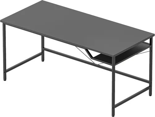 Vista 77 de Mericonia Escritorio para computadora, escritorio de juegos para espacios pequeños, mesa de estilo moderno y simple para oficina en casa, mesa