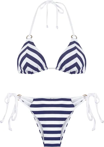 Vista 6 de Relleciga - Conjunto de bikini triangular para mujer