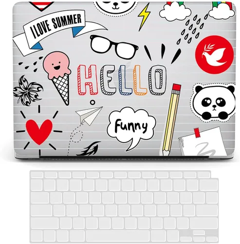 Vista 38 de Funda para laptop compatible con MacBook Pro de 13 pulgadas con CD-ROM (Modelo: A1278, versión anterior 2012 2011 2010 2009 2008), cubierta