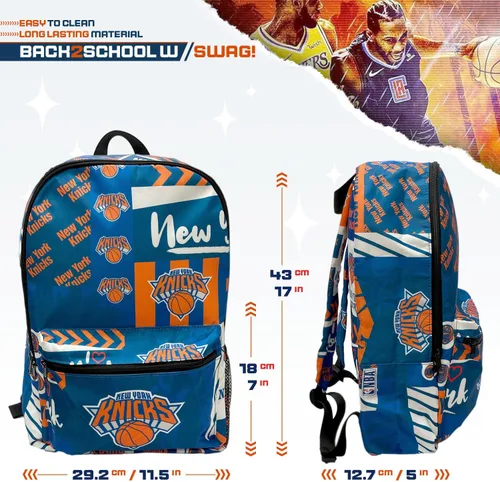 Vista 3 de Pro Specialties Group New York Knicks B2Sl Mochila TM1883 para adulto