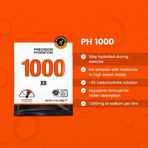 Vista 2 de Precision Hydration Polvo de electrolitos, sin ingredientes artificiales, paquetes de hidratación multifuerza, porciones individuales impermeables
