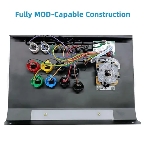 Vista 4 de Fight Sticks PC,Arcade PC Joysticks Fight Stick Street Fighter Video Game Controller Fighting Joystick for PC, Nintendo Switch, NEOGEO Mini, NeoGeo
