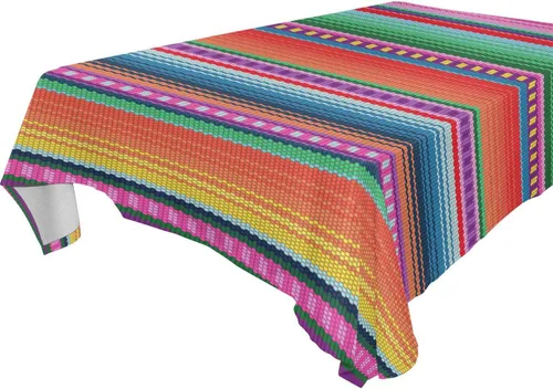 Vista 13 de YETTASBIN Mantel cuadrado creativo negro matemático, impermeable, resistente a las manchas, a las arrugas, lavable, de poliéster, para picnic, cena