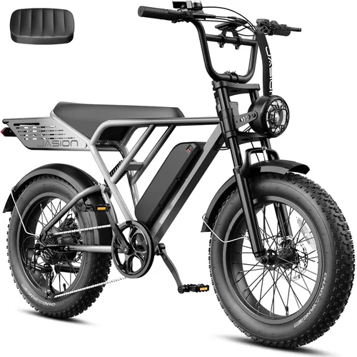 Vista 10 de Jasion RetroVolt Pro Electric Bike,52v 20Ah,90-Mile Range,38MPH,Fat Tire Pavonado