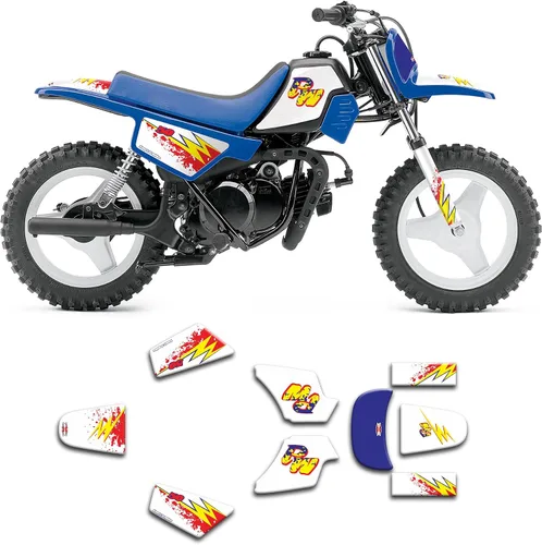 Vista 19 de Kit de calcomanías para PW 50 PW50 piwi 50, gris, YMPW5096N004-G-KO
