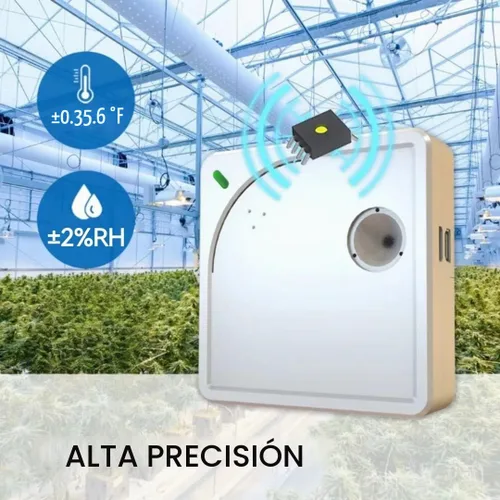 Vista 4 de Sensor ambiental WiFi WS1: temperatura, humedad, monitoreo de luz Sonda externa Alertas, informes de programación y uso compartido