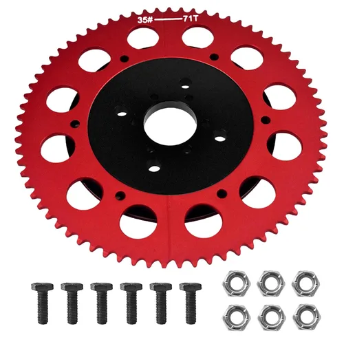 Vista 9 de Piñón dividido universal de cadena 35 de 53T con adaptador para Predator 212cc 196cc 79cc Go Kart Mini Bike CT200U-EX CT200U BT200X CT100U MB200