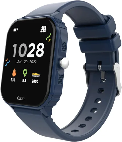 Vista 2 de Cubitt Teens - Reloj inteligente con rastreador fitness para adolescentes, con monitor de frecuencia cardíaca, presión arterial, oxígeno en sangre