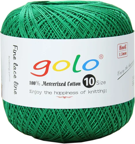 Vista 117 de Golo - 3 bolas de hilo de ganchillo tamaño 10, hilo de crochet para tejer a mano 102