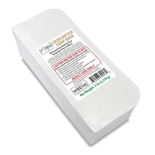 Vista 24 de Primal Elements Base de jabón de aloe – Base de jabón hidratante para derretir y verter glicerina para manualidades y hacer jabón, fácil de cortar