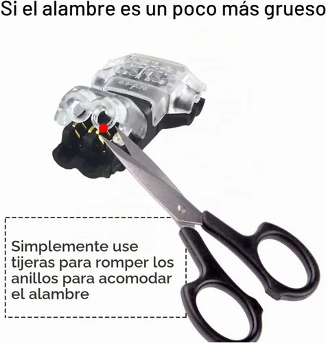 Vista 6 de Conectores de cable de bajo voltaje Kalolary 20 Pack 2 Pin 3/2 Way Wire Paquete de 20 T-I tipo