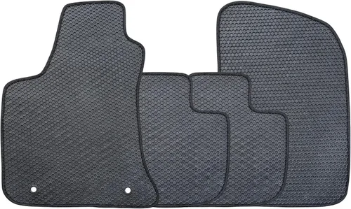 Vista 7 de ecoMats Alfombrillas para todo tipo de clima para Dodge Charger RWD 2011 a 2023 / Chrysler 300 RWD 2011 a 2023, juego delantero y trasero, negro