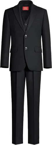 Vista 2 de ELPA ELPA Conjunto de traje formal para niños, trajes de vestir ajustados, trajes negros, trajes azules, trajes grises, conjunto con chaqueta